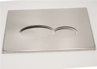 Stainless Steel Toilet Water Tank Cover , Durable Toilet Flush Button